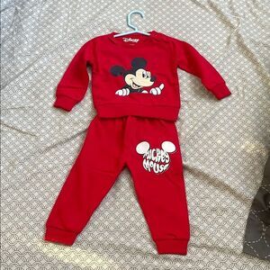 Disney Red Mickey Mouse Dress for baby 12-18months
